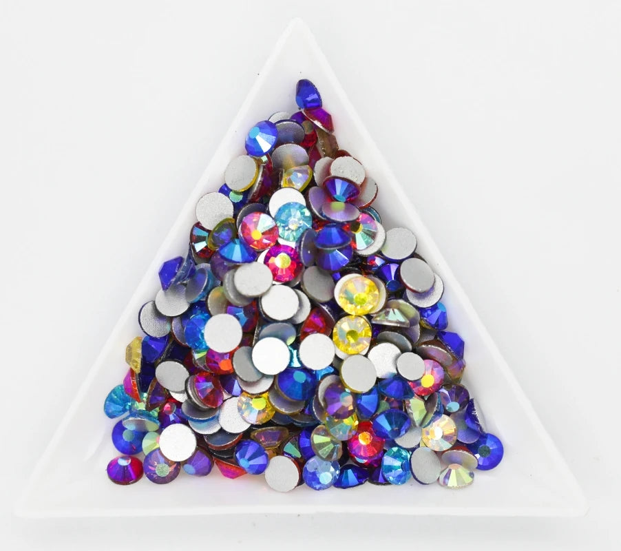 Cristales 3D Multitamaño para Decoración de Uñas Premium
