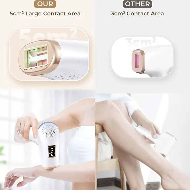 Depiladora Láser IPL Profesional de Luz Pulsada 3 en 1