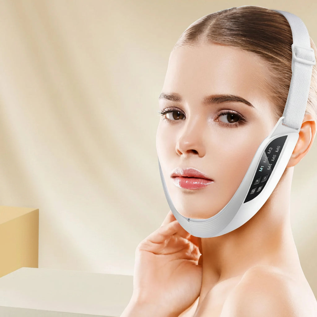 V-Face Pro — Masajeador Reductor Facial y Antipapada EMS