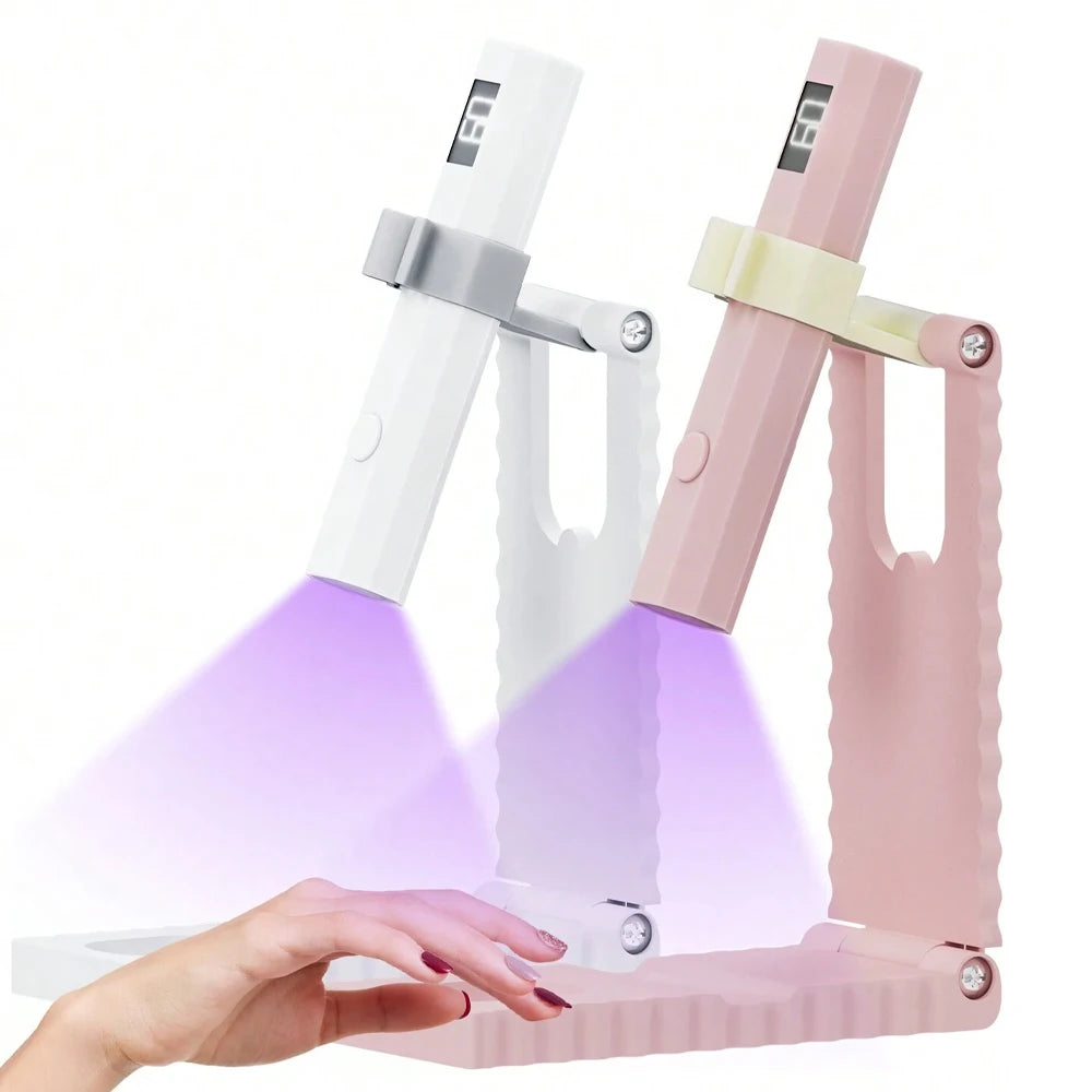 Mini Lámpara UV/LED de Manos Libres para Nail Art